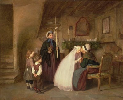 第一次圣餐 作者 Pierre Edouard Frere